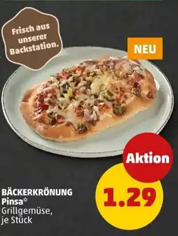 PENNY BÄCKERKRÖNUNG Pinsa Angebot