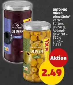 PENNY ORTO MIO Oliven ohne Stein Angebot