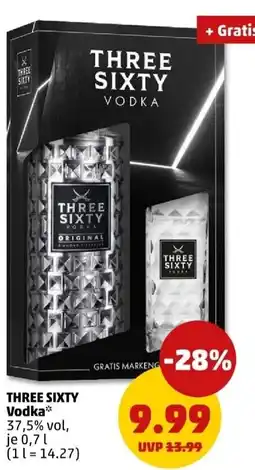 PENNY THREE SIXTY Vodka Angebot