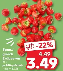 Kaufland Span./ griech. Erdbeeren Angebot