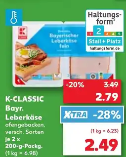 Kaufland K-CLASSIC Bayr. Leberkäse Angebot