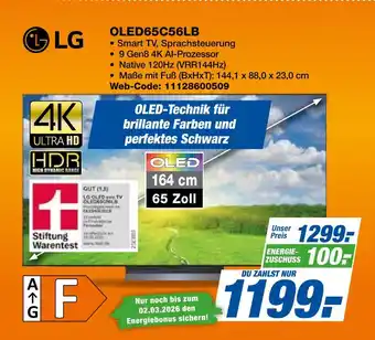 Lg oled65c56lb