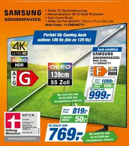 Expert Samsung gq55s85fauxzg Angebot