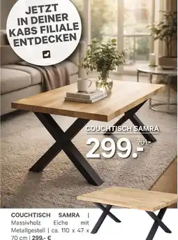 Kabs Polsterwelt Couchtisch samra Angebot