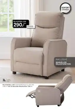 Kabs Polsterwelt Relaxsessel liam Angebot