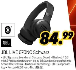 MEDIMAX JBL LIVE 670NC Schwarz Angebot