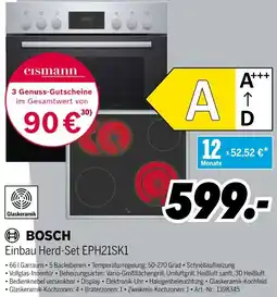 MEDIMAX BOSCH Einbau Herd-Set EPH21SK1 Angebot