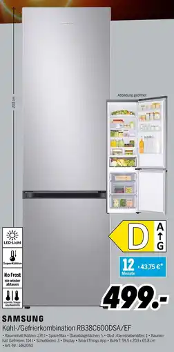 MEDIMAX SAMSUNG Kühl-/Gefrierkombination RB38C600DSA/EF Angebot
