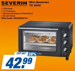 expert Techno Land SEVERIN Mini-Backofen TO 2042 Angebot