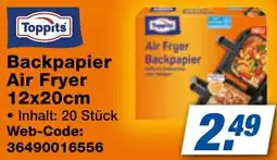 expert Techno Land Toppits Backpapier Air Fryer 12x20cm Angebot
