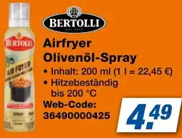 expert Techno Land BERTOLLI Airfryer Olivenöl-Spray Angebot