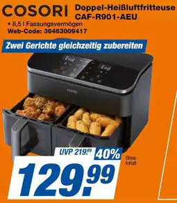 expert Techno Land COSORI Doppel-Heißluftfritteuse CAF-R901-AEU Angebot