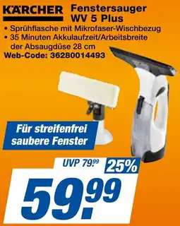 expert Techno Land KÄRCHER Fenstersauger WV 5 Plus Angebot