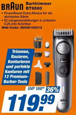 expert Techno Land BRAUN Barttrimmer BT9560 Angebot