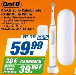 expert Techno Land Oral-B Elektrische Zahnbürste iO 4N Quite White Angebot