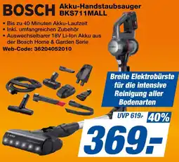 expert Techno Land BOSCH Akku-Handstaubsauger BKS711MALL Angebot