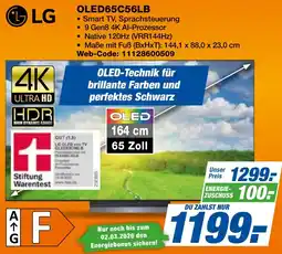 expert Techno Land LG OLED65C56LB Angebot