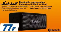 expert Techno Land Marshall Bluetooth-Lautsprecher Emberton II Black & Steel Angebot