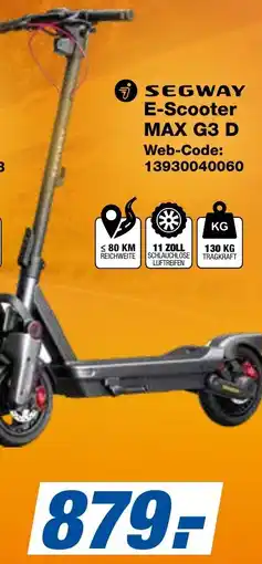 expert Techno Land SEGWAY E-Scooter MAX G3 D Angebot