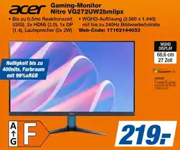 expert Techno Land acer Gaming-Monitor Nitro VG272UW2bmiipx Angebot