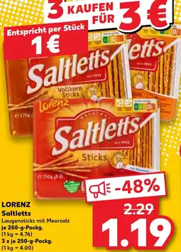 Kaufland LORENZ Saltletts Angebot