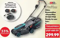 Kaufland GARDENA Akku Rasenmäher PowerMax 37/36V P4A Ready-to-use Set Angebot