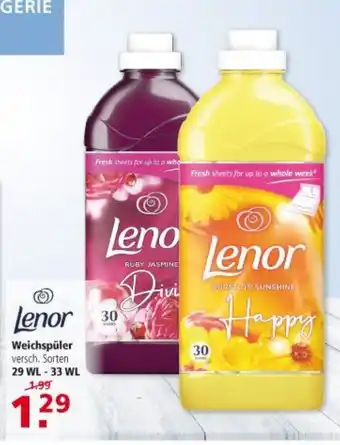 Multi Markt Lenor Weichspüler Angebot