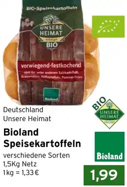 CAP Markt Unsere Heimat Bioland Speisekartoffeln Angebot