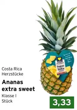 CAP Markt Costa Rica Herzstücke Ananas extra sweet Angebot