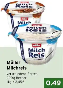 CAP Markt Müller Milchreis Angebot