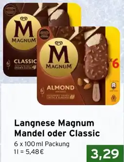 CAP Markt Langnese Magnum Mandel oder Classic Angebot