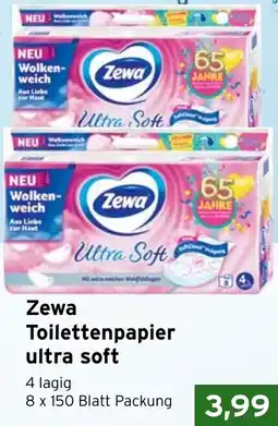 CAP Markt Zewa Toilettenpapier ultra soft Angebot