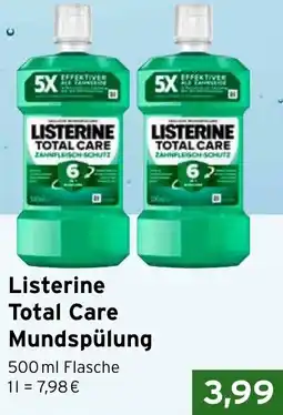 CAP Markt Listerine Total Care Mundspülung Angebot