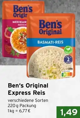 CAP Markt Ben's Original Express Reis Angebot