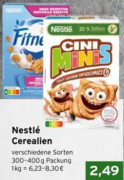 CAP Markt Nestlé Cerealien Angebot