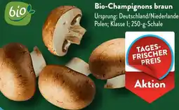 Aldi Süd Bio-Champignons braun Angebot