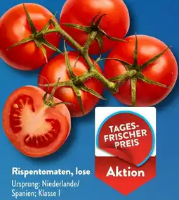 Aldi Süd Rispentomaten, lose Angebot