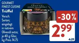 Aldi Süd GOURMET FINEST CUISINE Trüffel Angebot