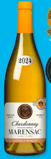 Aldi Süd 2024 MAREN- SAC Chardonnay IGP Pays d'Oc - falstaff Double Réserve Angebot