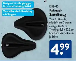 Aldi Süd RIDE+GO Fahrrad Sattelbezug Angebot