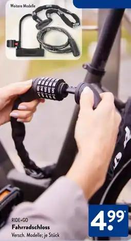 Aldi Süd RIDE+GO Fahrradschloss Angebot