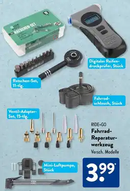 Aldi Süd RIDE+GO Fahrrad Reparaturwerkzeug Angebot