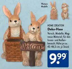 Aldi Süd HOME CREATION Deko-Hase Angebot