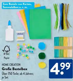 Aldi Süd HOME CREATION Große Bastelbox Angebot