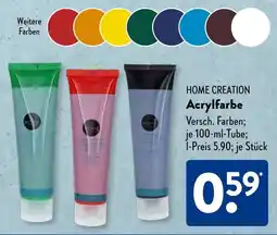 Aldi Süd HOME CREATION Acrylfarbe Angebot