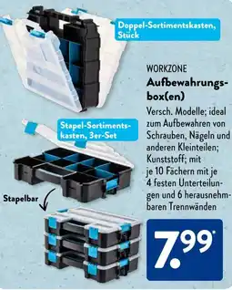 Aldi Süd WORKZONE Aufbewahrungs- box(en) Angebot
