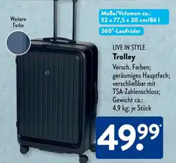 Aldi Süd LIVE IN STYLE Trolley Angebot