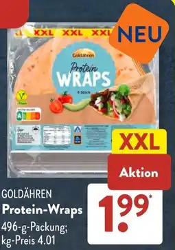 Aldi Süd GOLDÄHREN Protein-Wraps Angebot