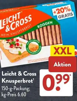 Aldi Süd Leicht & Cross Knusperbrot Angebot