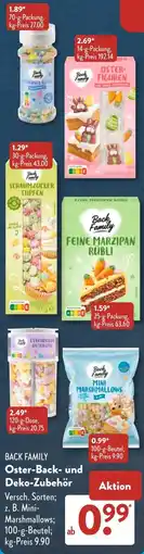 Aldi Süd BACK FAMILY Oster-Back- und Deko-Zubehör Angebot